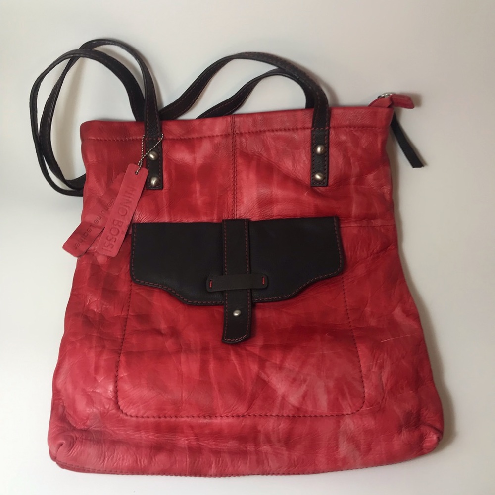 🌟HP🌟Nino Bossi Genuine Leather Berry Purse